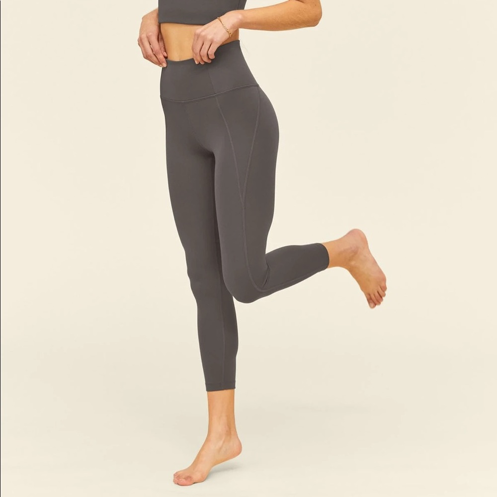 Girlfriend Collective 7/8 Leggings, Moon, XS